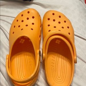 Bright Orange Crocs